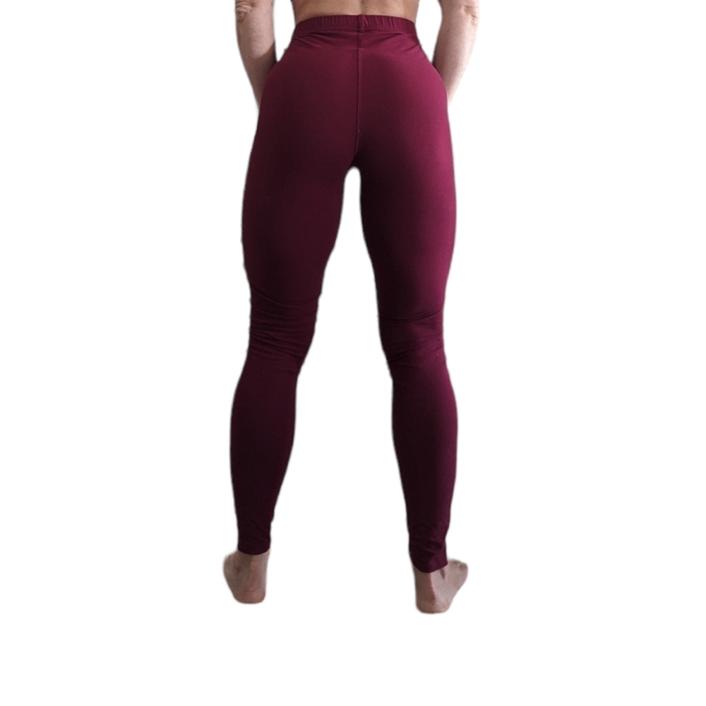 Nex Mix Burgundy Leggings - Picture 3 of 4